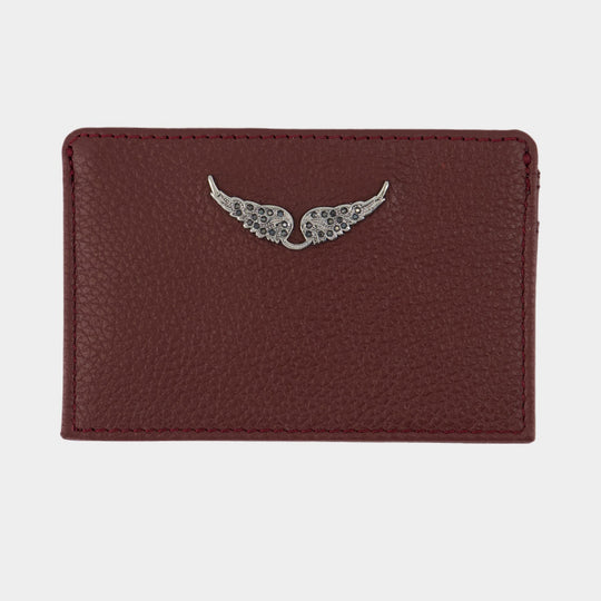 Zv Pass Cardholder - Zadig & Voltaire - Leather - Bordeaux