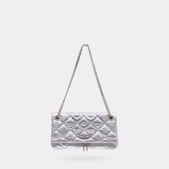 Rock Ii Wallet On Chain - Zadig & Voltaire - Leather - Silver