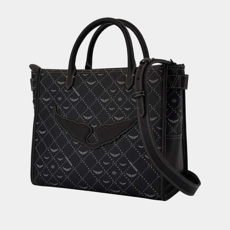 Angel Monogram Bag - Zadig & Voltaire - Synthetic - Black