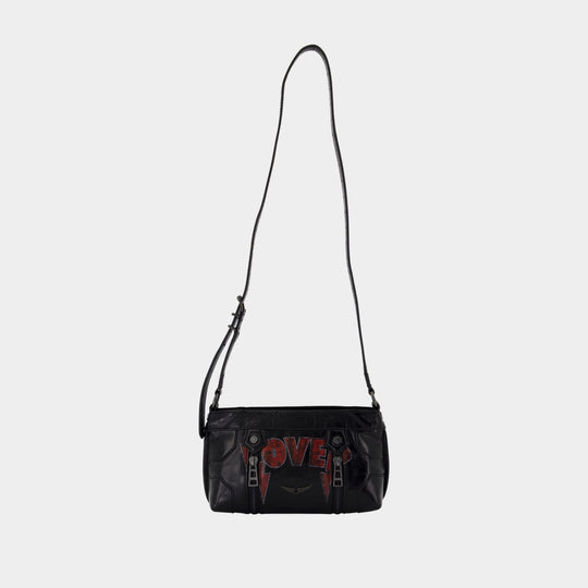 Sunny Mood Punk Crossbody - Zadig & Voltaire - Leather - Black