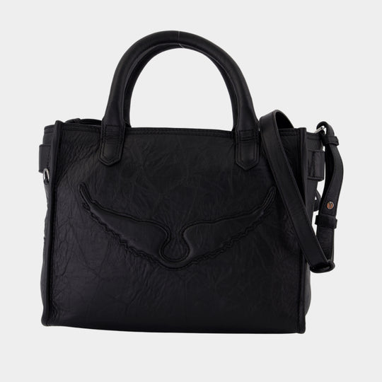 Angel Xs Shopper Bag - Zadig & Voltaire - Leather - Black