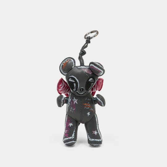 Sassy-Mouse Keychain - Zadig & Voltaire - Leather - Multicolor