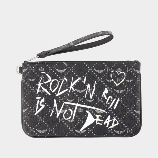 Z Monogram Arty Tag Pouch - Zadig & Voltaire - Synthetic - Black