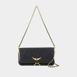 Rock Perfo Crossbody - Zadig & Voltaire - Leather - Black