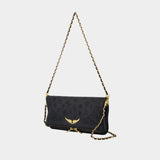Rock Perfo Crossbody - Zadig & Voltaire - Leather - Black