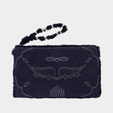 Angel Western Pouch - Zadig & Voltaire - Cotton - Blue
