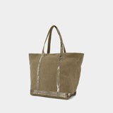 Cabas L Shopper Bag - Vanessa Bruno -  - Kaki