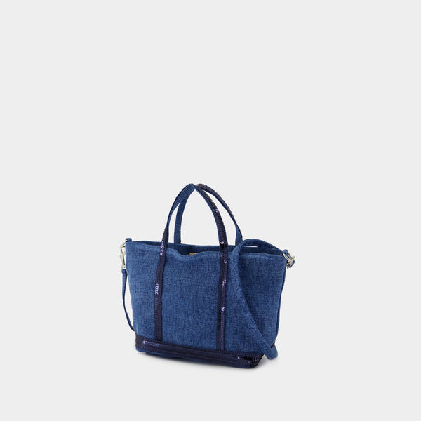 Shopping bag XS - Vanessa Bruno - Linen - Blue