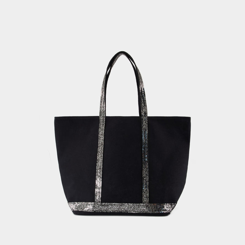 Cabas L Shopper Bag - Vanessa Bruno - Cotton - Black