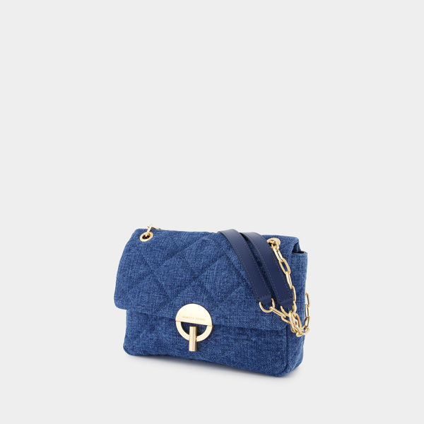 Grand Moon Shoulder Bag - Vanessa Bruno - Linen - Blue