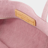 Cabas S Shopper Bag - Vanessa Bruno - Linen - Pink