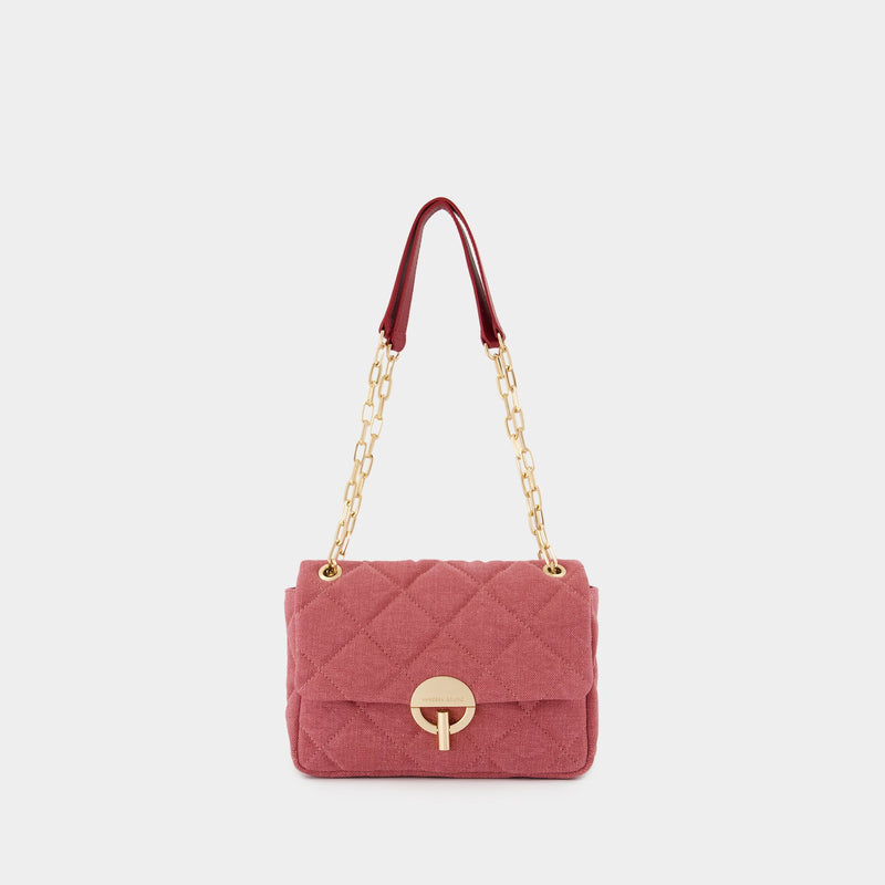 Grand Moon Bag - Vanessa Bruno - Linen - Pink