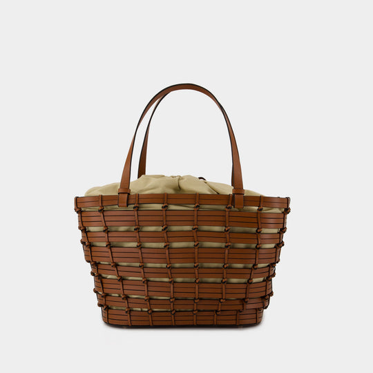 Panier Shoulder Bag - Vanessa Bruno - Leather - Brown