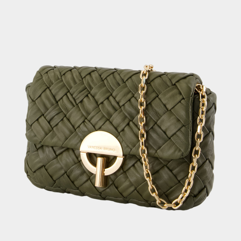 Nano Moon Shoulder Bag - Vanessa Bruno - Leather - Brown