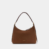 Jess Pm Zip Shoulder Bag - Vanessa Bruno - Leather - Brown