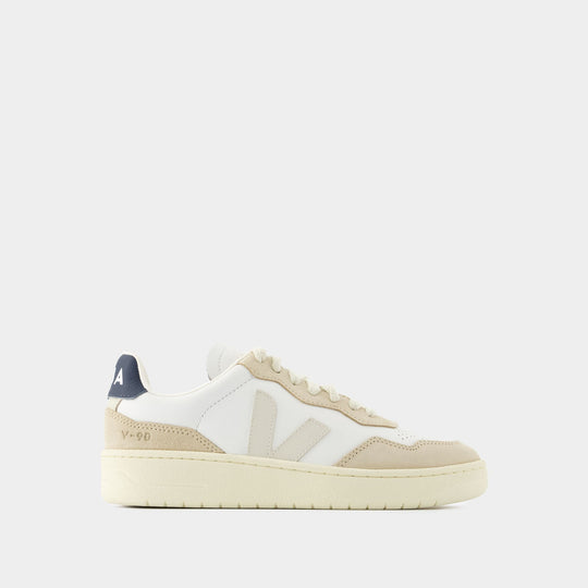 V-90 Sneakers - Veja - Leather - White Pierre