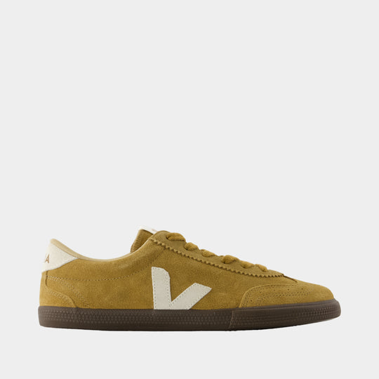 Volley Sneakers - Veja - Leather - Khaki
