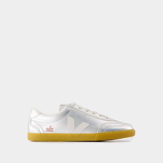 Volley Sneakers - Veja x NK - Leather - Silver