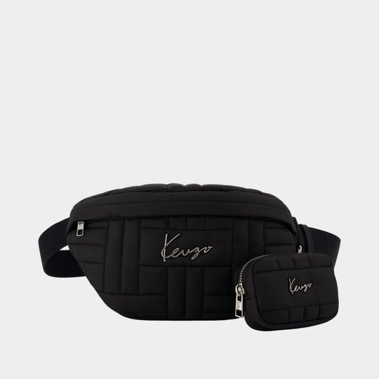 Belt Bag - Kenzo - Nylon - Black