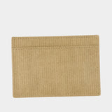 Card case - Kenzo - Leather - Beige