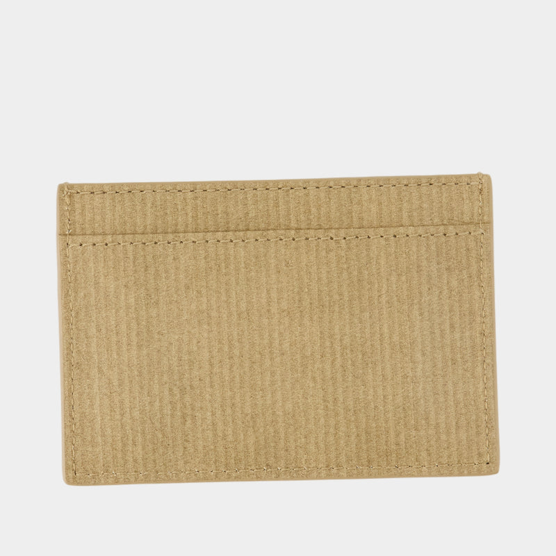 Card case - Kenzo - Leather - Beige