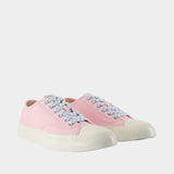 Hoshi  Low Top Vulcanized Sneakers - Kenzo - Cotton - Pink