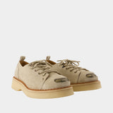 Smile Derbies - Kenzo - Leather - Beige