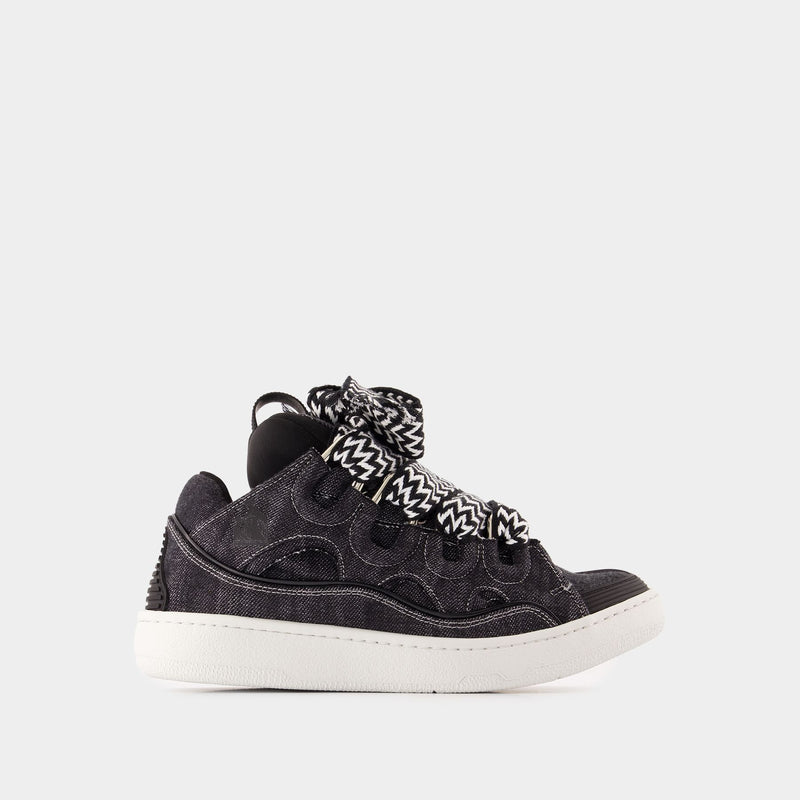 Curb Sneakers - Lanvin - Cotton - Black