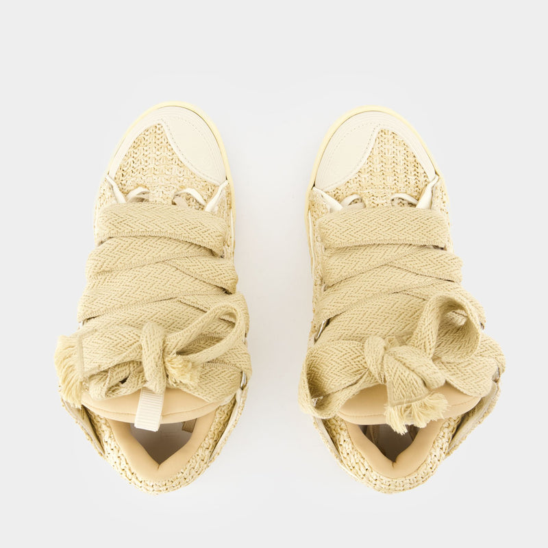 Curb Sneakers - Lanvin - Synthetic - Beige