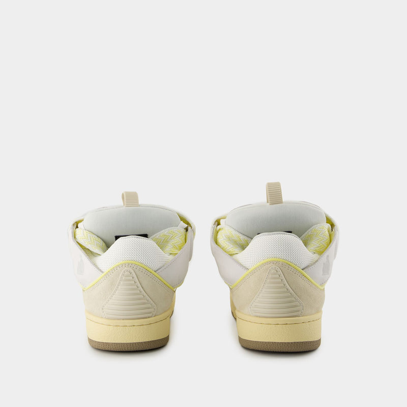 Curb Sneakers - Lanvin - Leather - White