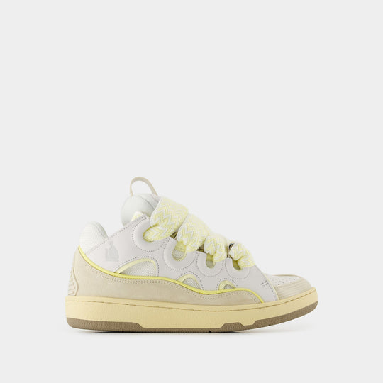 Curb Sneakers - Lanvin - Leather - White