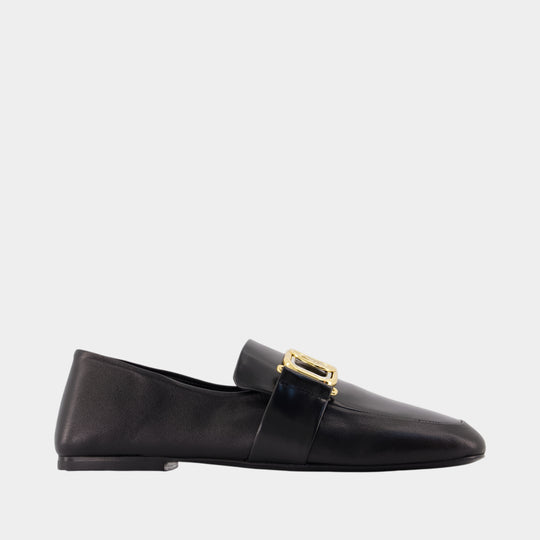 Mere Et L'enfant Loafers - Lanvin - Leather - Black