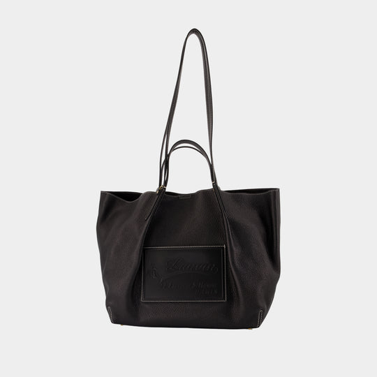 Catch By Shopper Bag - Lanvin - Leather - Black