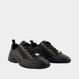 New Soccer Lace Up Sneakers - Lanvin - Leather - Black
