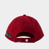 Etiquette Cap - Lanvin - Cotton - Red