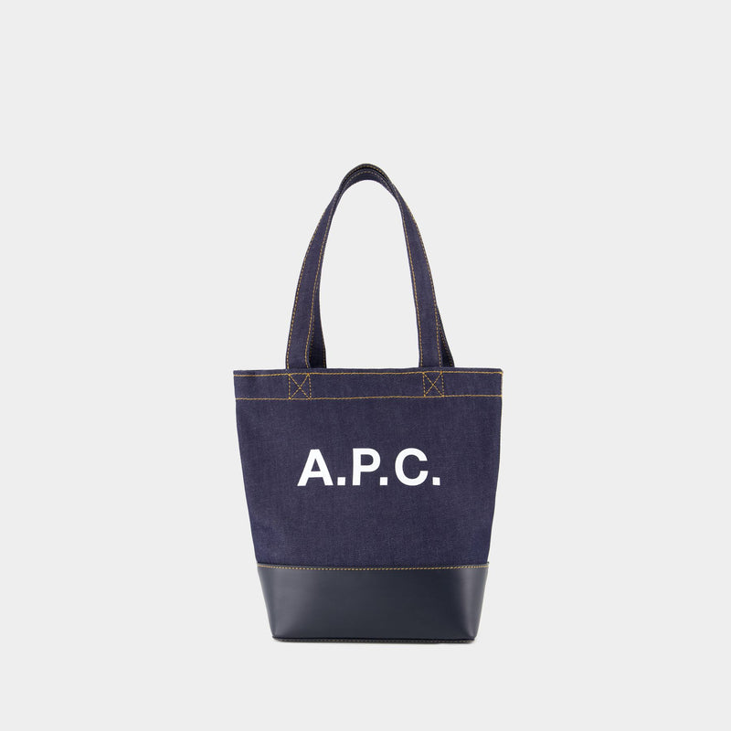 Tote Axel Small - A.P.C. - Cotton - Blue