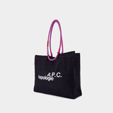 Topologie Shopper Bag - A.P.C. - Cotton - Pink