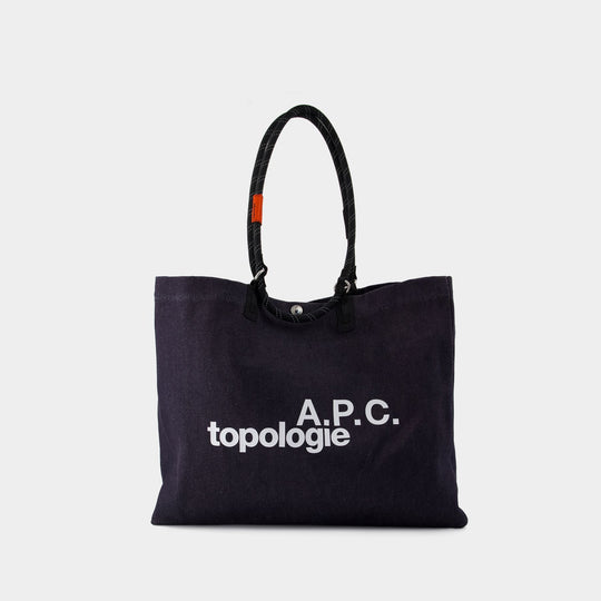 Topologie Shopper Bag - A.P.C. - Cotton - Black