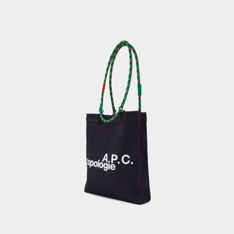 Topologie Tote Bag - A.P.C. - Cotton - Green