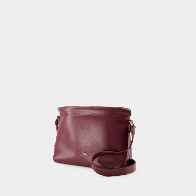 Ninon Mini Crossbody - A.P.C. - Synthetic - Burgundy