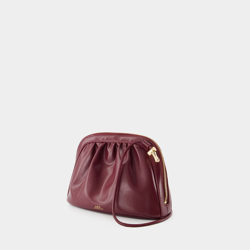 Bourse Ninon Crossbody - A.P.C. - Synthetic - Burgundy