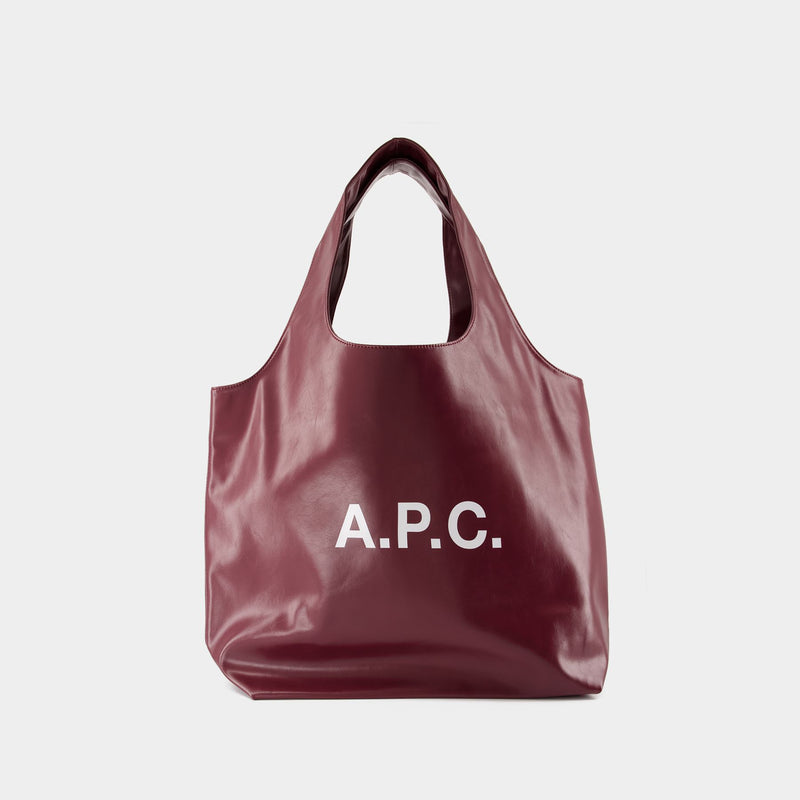 Ninon Shopper Bag - A.P.C. - Synthetic - Burgundy