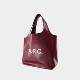 Ninon Shopper Bag - A.P.C. - Synthetic - Burgundy