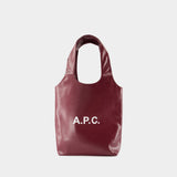 Ninon Small Shopper Bag - A.P.C. - Synthetic - Burgundy