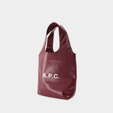 Ninon Small Shopper Bag - A.P.C. - Synthetic - Burgundy