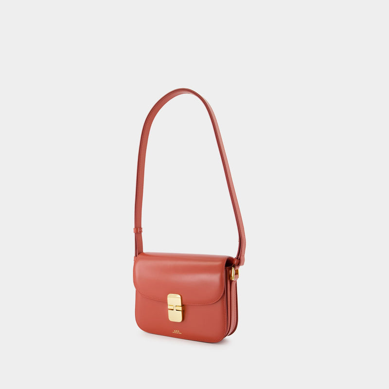 Grace Small Crossbody - A.P.C. - Leather - Red