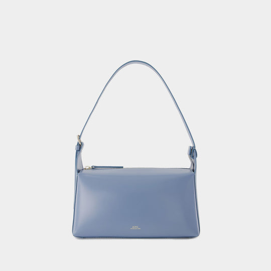 Virginie Shoulder Bag - A.P.C. - Leather - Blue