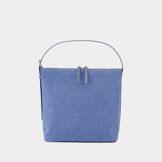 Vera Shoulder Bag - A.P.C. - Cotton - Blue