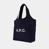 Ninon Tote Bag - A.P.C. - Cotton - Blue