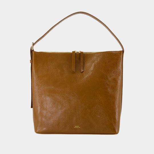 Vera Shoulder Bag - A.P.C. - Leather - Brown